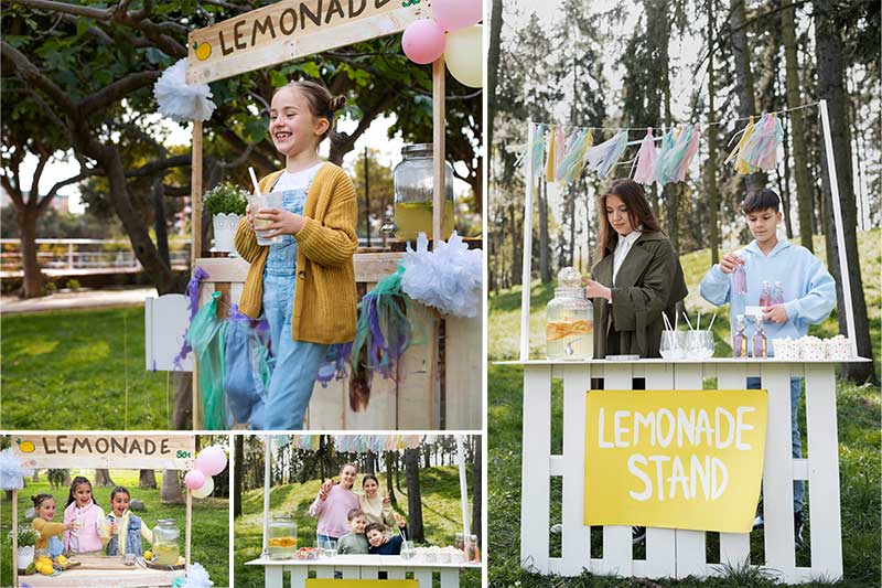 lemon party stand